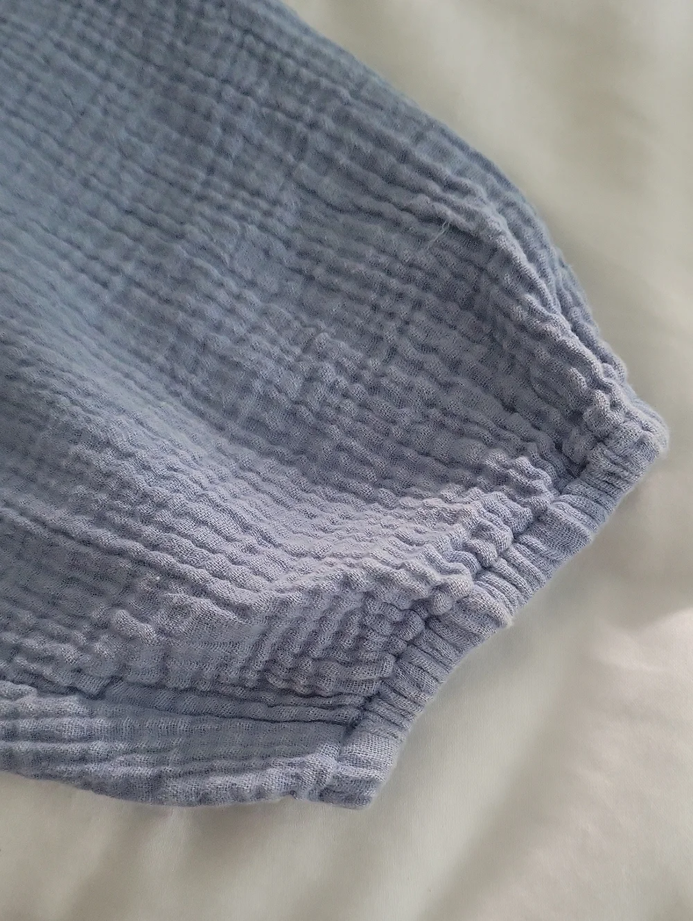 dylan Sun-washed Jolie Top Soft Cotton Gauze V-Neck XS  Vintage Blue